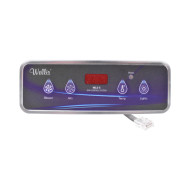 Clavier de commande VL403 avec autocollant WELLIS ACM0547