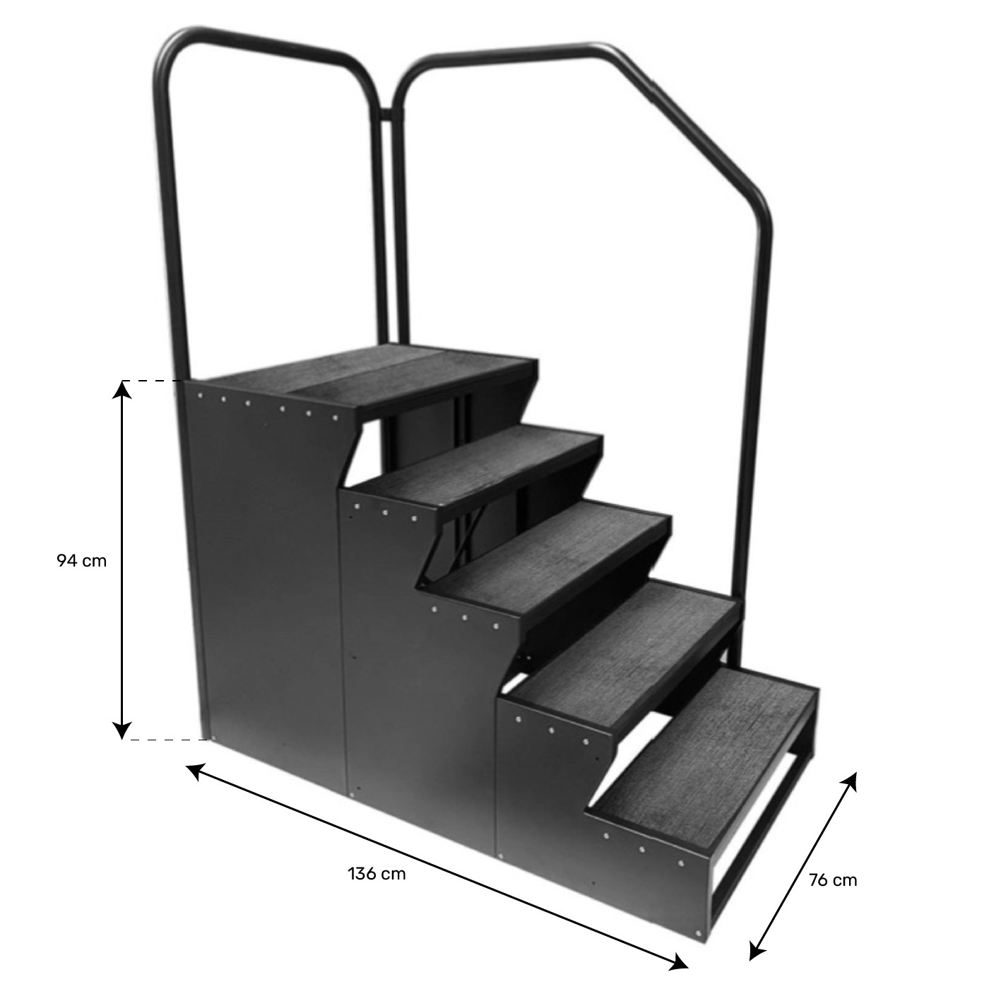 5-tier swim spa stair - Side access