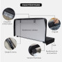 Whirlpool-Abdeckung passend für 234 × 234 cm – Radius 23 cm