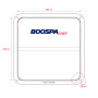 Whirlpool-Abdeckung passend für 234 × 234 cm – Radius 23 cm