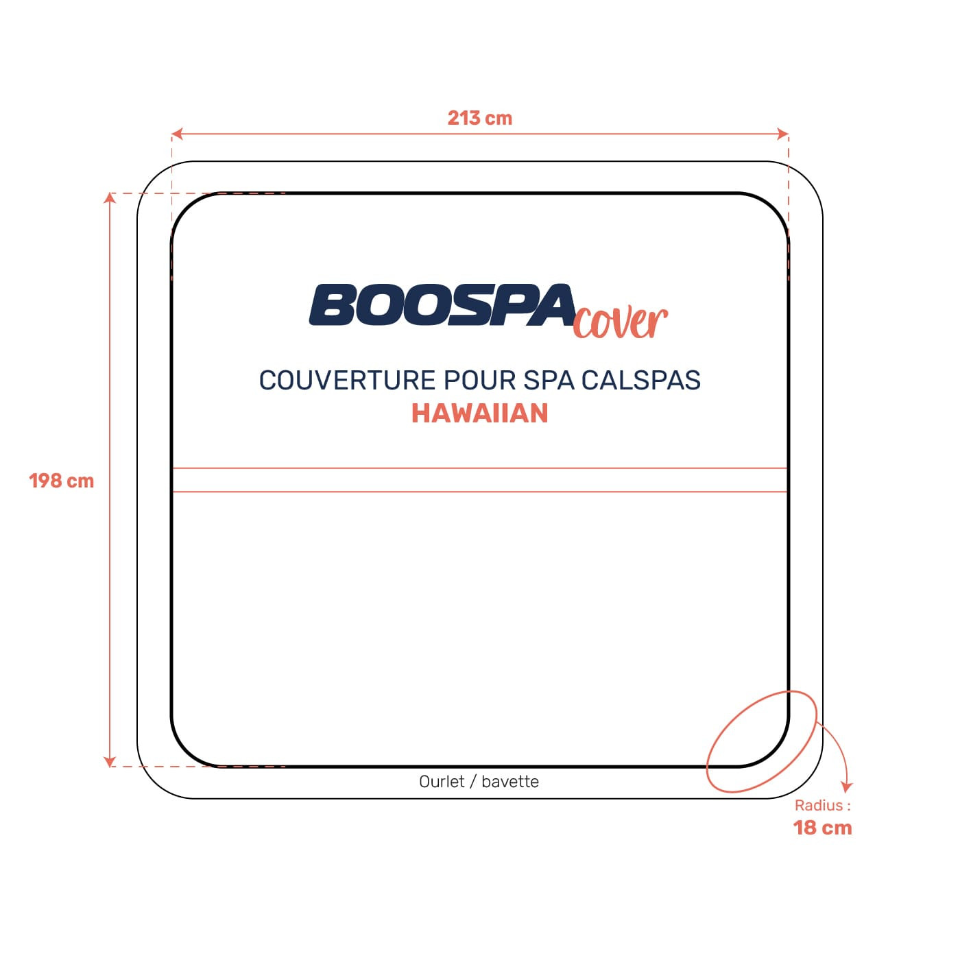 Weather Shield Whirlpool-Abdeckung passend für Hawaiian (Calspas)