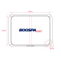 Whirlpool-Abdeckung passend für 210 × 156 cm – Radius 20 cm
