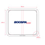 Whirlpool-Abdeckung passend für 236 × 203 cm – Radius 27,5 cm