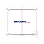 Whirlpool-Abdeckung passend für 218 × 191 cm – Radius 18 cm