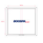 Whirlpool-Abdeckung passend für 221 × 206 cm – Radius 0 cm
