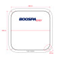 Whirlpool-Abdeckung passend für 232 × 232 cm – Radius 41 cm
