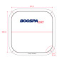Whirlpool-Abdeckung passend für 201 × 201 cm – Radius 41 cm