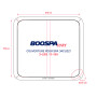 Whirlpool-Abdeckung passend für 215 × 195 cm – Radius 20,5 cm – Weather Shield Grau