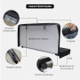 Whirlpool-Abdeckung passend für 220 × 220 cm – Radius 25 cm