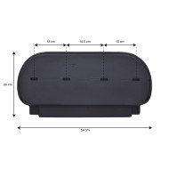 Couvercle de skimmer Calspas 11300254 - gris