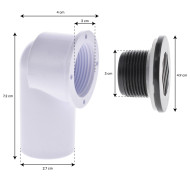 Return Fitting 25208-007-000 - 50mm