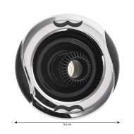 Jet Typhoon 500 trou côtelé directionnel 5" (126 mm) - à clipser - Inox gris