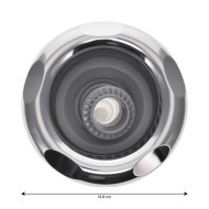 Richtungsdüse Whirlpool-Düse mit geriffeltem Loch 5" (128 mm) - zum Clippen - Edelstahlgrau
