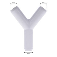 Té en Y 3/4" M lisse - 21002-000-000