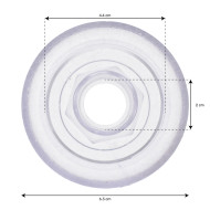 Transparente Diverterkappe für 1" Aura / 602-3838T