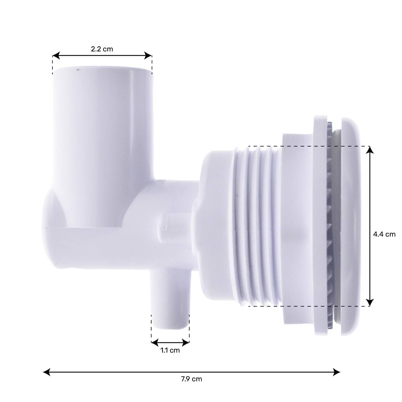 Douille filetée pour jet 2.5" à visser Raccord d'arrivée d'eau femelle tuyau 1:2 pouces