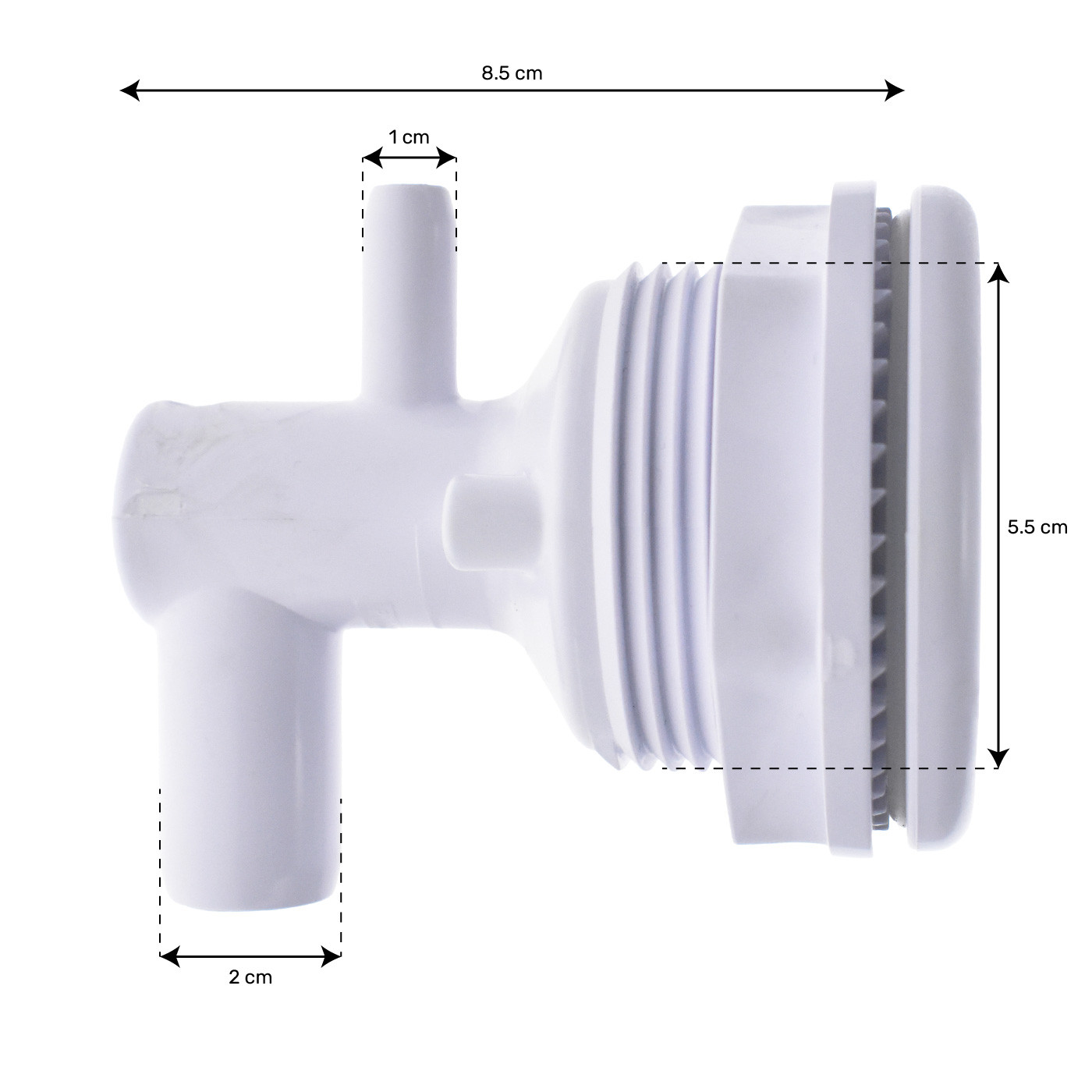 Douille filetée pour jet Rising Dragon 3 pouces Raccord d'arrivé d'eau mâle tuyau 3/4 pouce