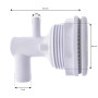 Threaded Socket for 3 Jet Ribbed male water supply connector 3:4 inches