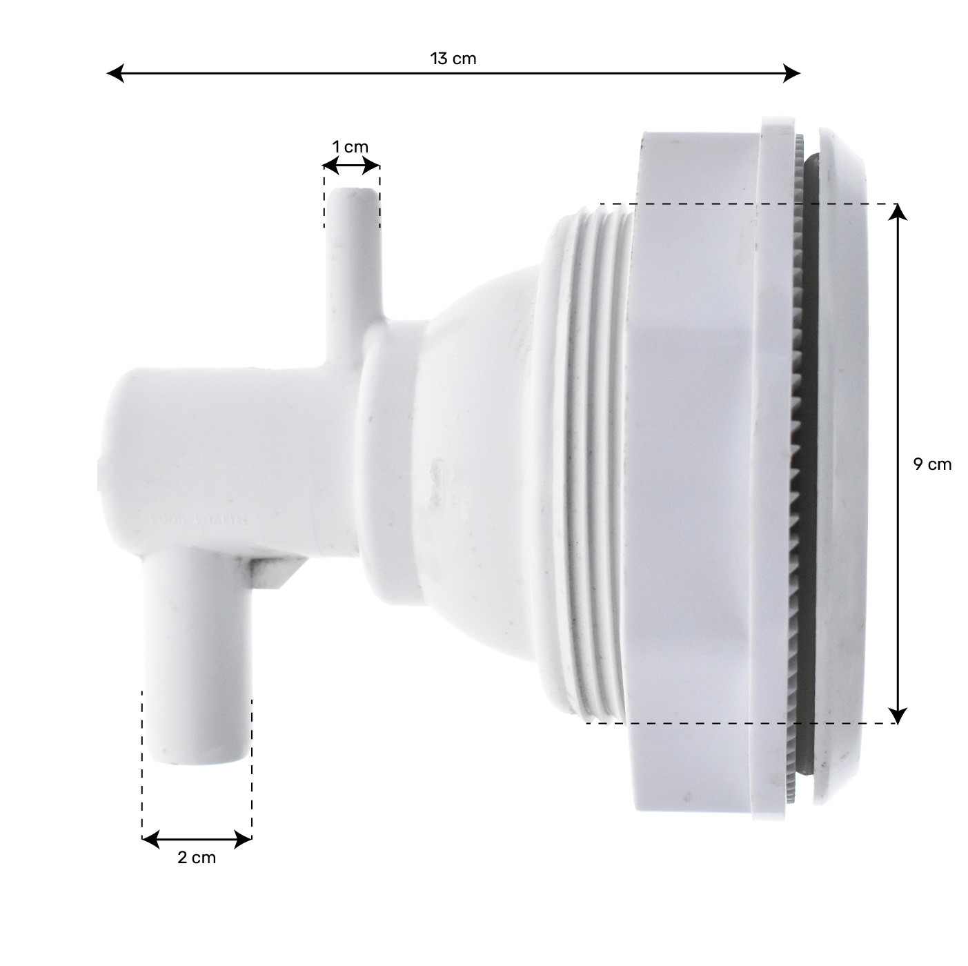 Threaded Socket for 5 Jet Ribbed male water supply connection 3:4 inches