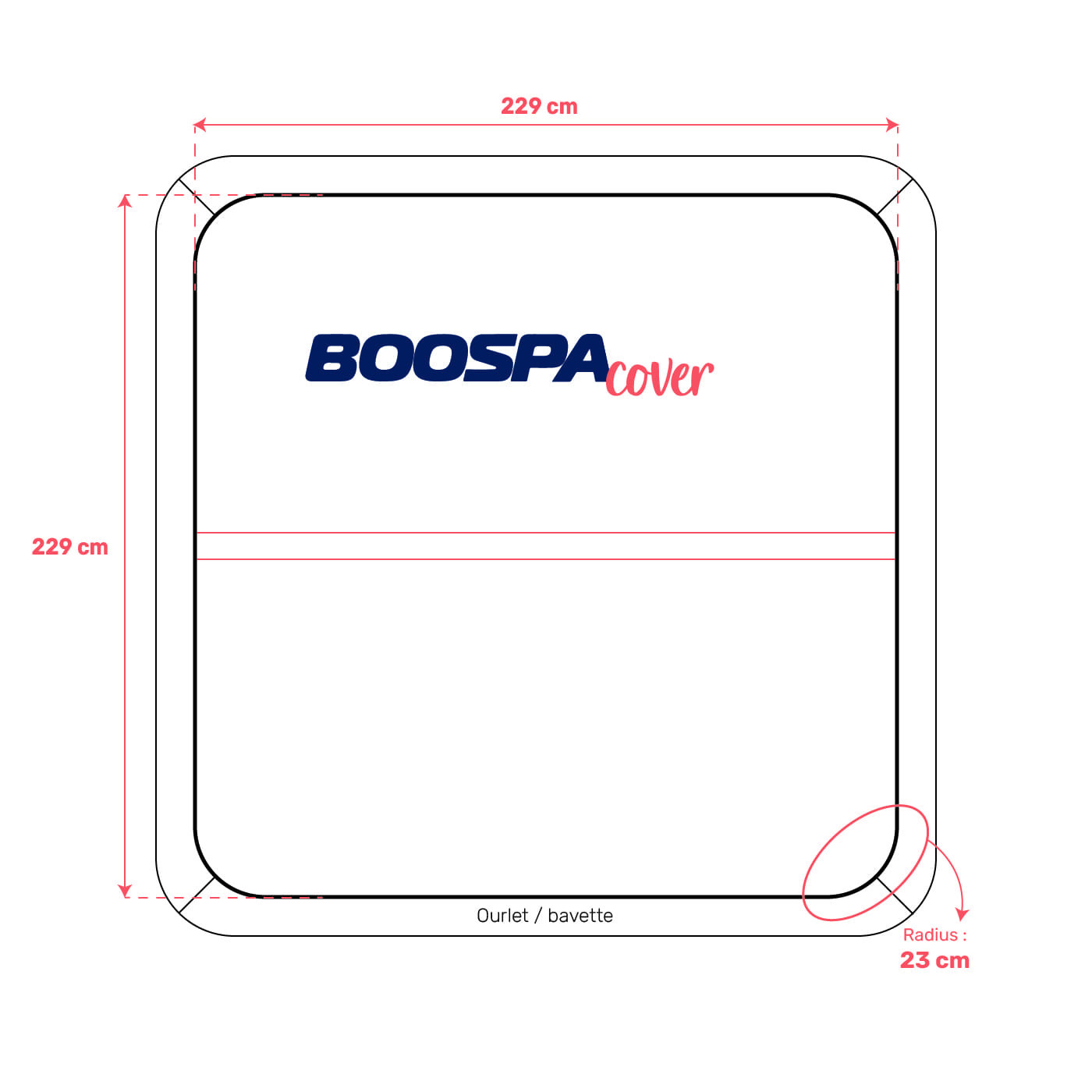 Spa cover for J-275 spa - Jacuzzi