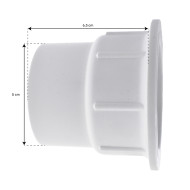 Raccord droit bonde - traversée de parois