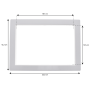 Cache, bride skimmer blanc 40031050