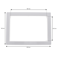 Cache, bride skimmer blanc 40031050