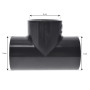 Té 50mm PVC pour tuyau de spa