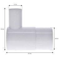 90° Elbow M 1" to M 3/4"