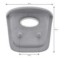 Kopfstütze CS-101 rechts für Whirlpool COASTSPAS - Grau - einzeln
