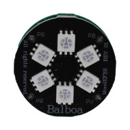 Plaque 6 LED MoodEFX Synchronized