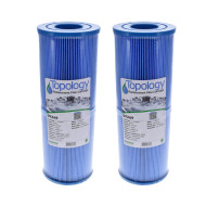 2er-Set Whirlpool-Filter (42513 / C-4326 / PRB25-IN / T-4326) Bluewater