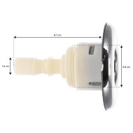 Whirlpool-Düse Serie Smooth Richtungsdüse 3" (75 mm) zum Schrauben
