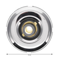 Whirlpool-Düse Serie Smooth Richtungsdüse 3" (75 mm) zum Schrauben