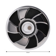 "Jet 2"" CANDYCANE Directionnel gris INOX/ABS Noir Calspas®"