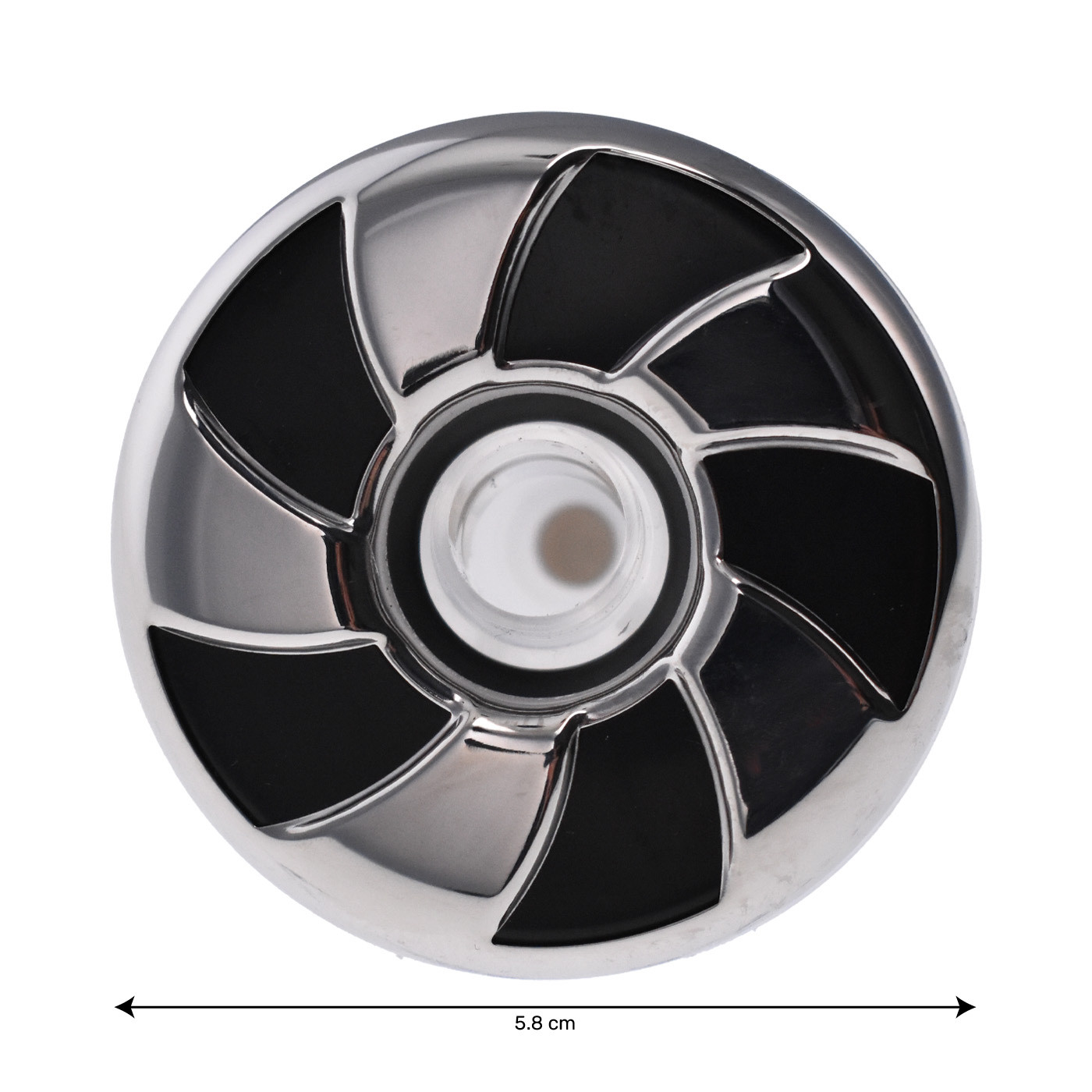 "Jet 2"" CANDYCANE Directionnel gris INOX/ABS Noir Calspas®"