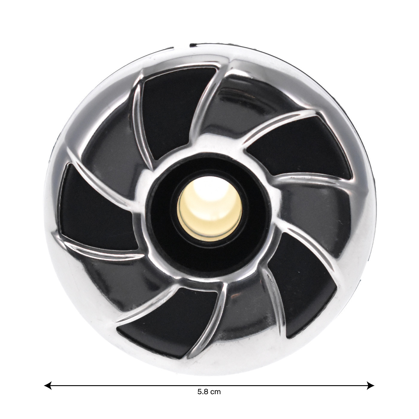 "Jet 2"" EURO Directionnel Noir INOX/ABS Noir Calspas®"