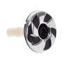 "Jet 2"" EURO Directionnel Noir INOX/ABS Noir Calspas®"