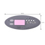 Autocollant pour clavier SP601 Oval Gris