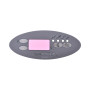 Autocollant pour clavier SP601 Oval Gris