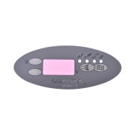 Whirlpool-Bedienfeldfolie SP601 oval grau