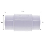 Rückschlagventil für Whirlpool-Gebläse 1,5''