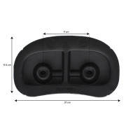 Compatible Headrest EVA271 – Black