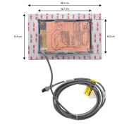 Touch-Bedienfeld WhirlpoolTouch 3+ kompatibel mit c8z (Climazone) BALBOA 5725