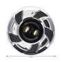 JET, CAL SPA, 3 1/4"", FILETÃ, ROTO, INOX/NOIR Calspas®