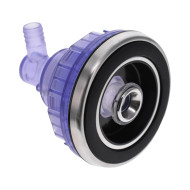 5" (126 mm) Directional Jet Stainless Steel/Black – Socket Included