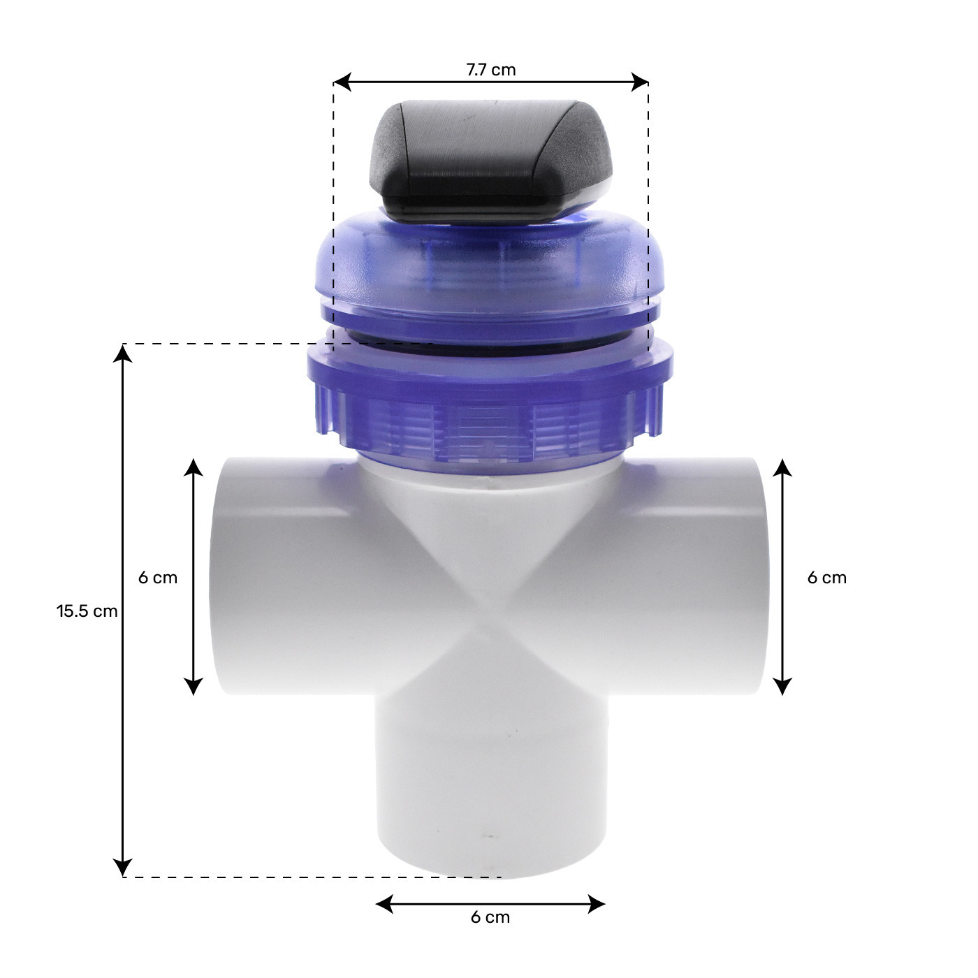 Vanne de répartition 2" (couvercle transparent)