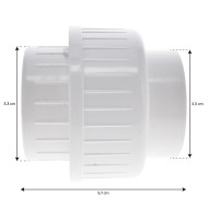 1'' blower union fitting