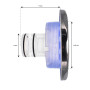 Jet de massage 7.5 Flegant Mutti-Massage Jet transparent