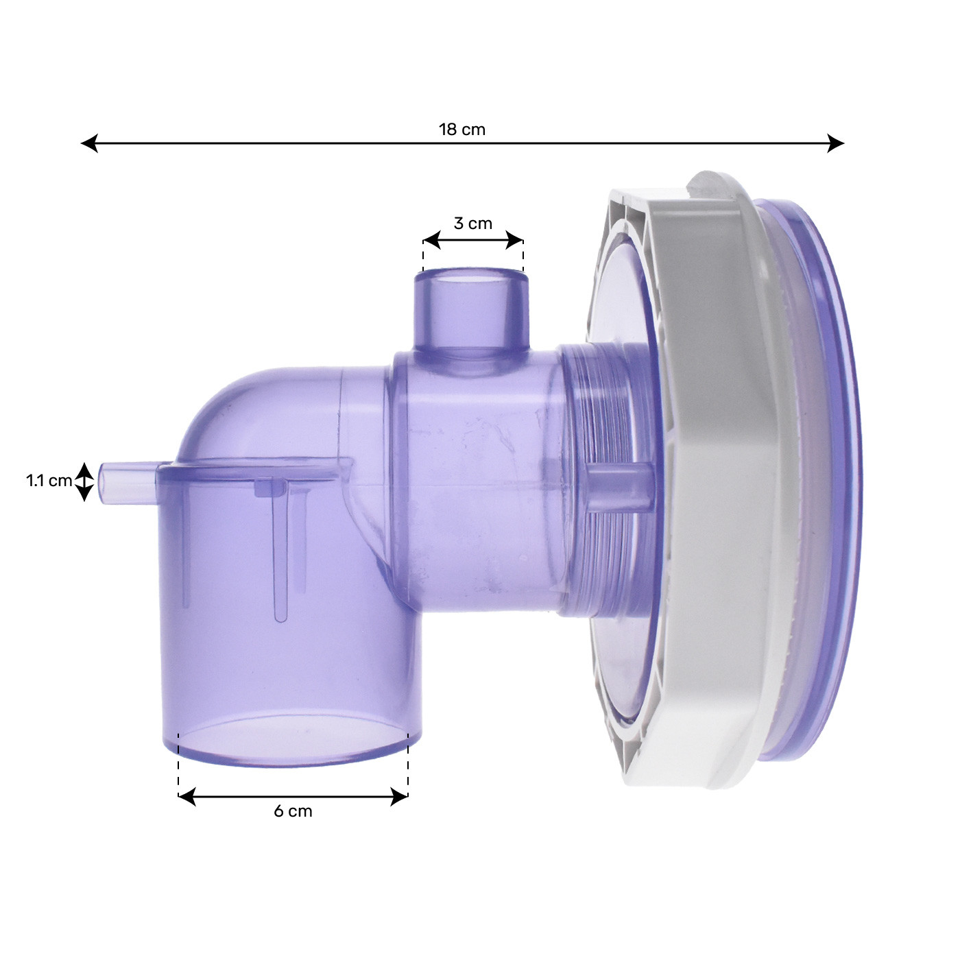 Jet de massage 7.5 Flegant Mutti-Massage Jet transparent